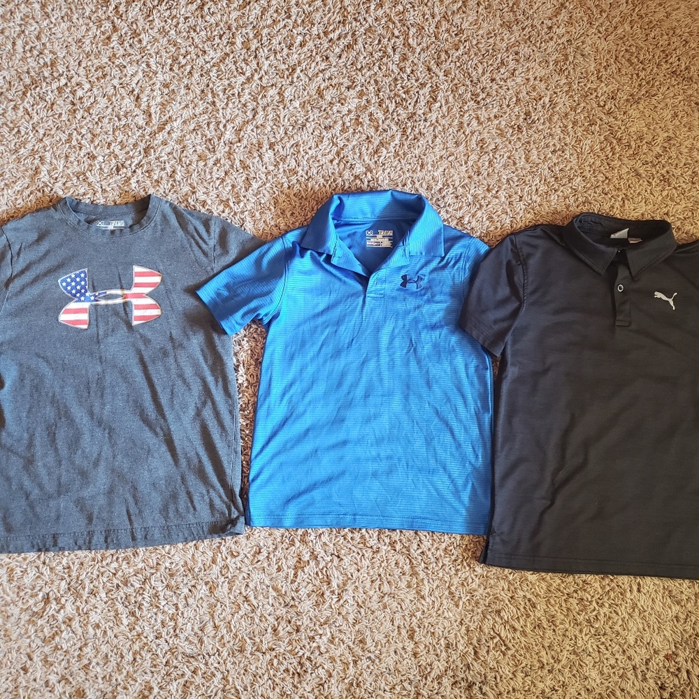 Under Armour/Puma shirts Youth Med